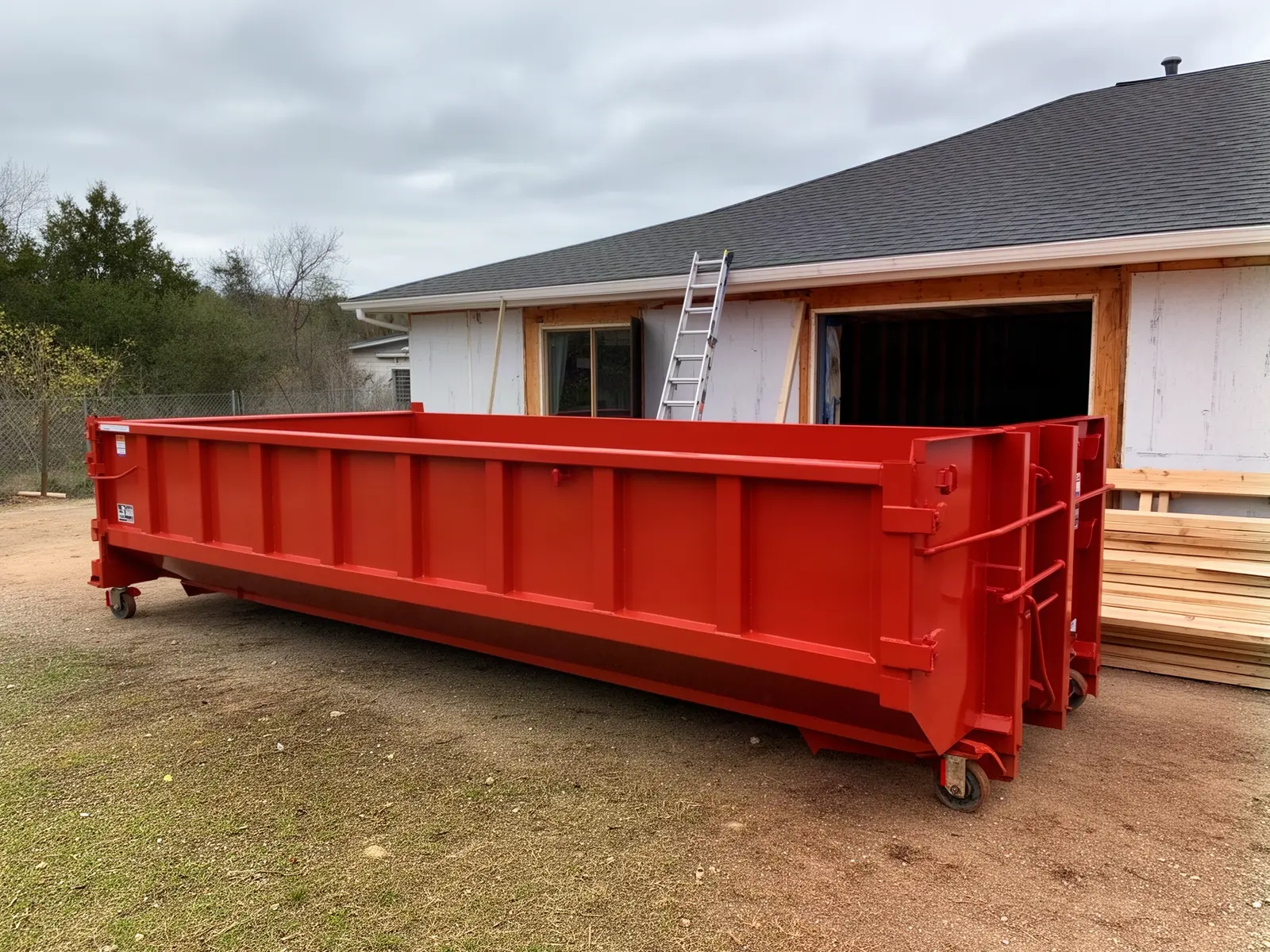 Roll-off dumpster from Long Haul Dumpster Rental in Allentown, PA